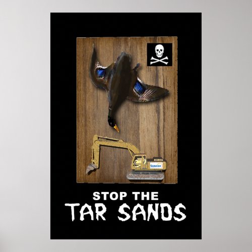 Athabasca Tar Sands Duck Mount Poster