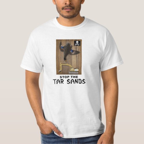 Athabasca Tar Sands Duck Mount T_Shirt