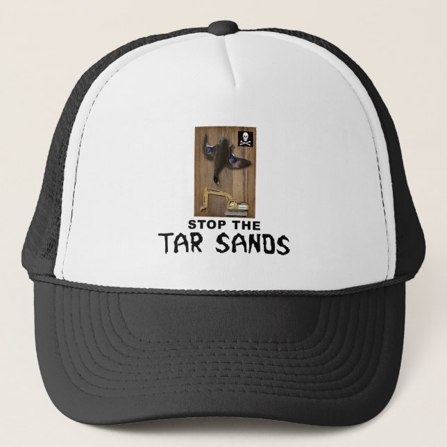 Athabasca Tar Sands Duck Mount Trucker Hat (Front)