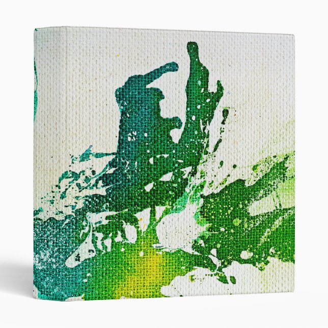 Athabascan Polychromoptic B by Michael Moffa 3 Ring Binder (Front/Spine)