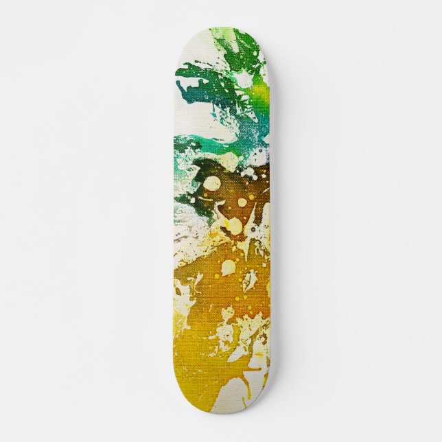 Athabascan Polychromoptic Skateboard Deck (Front)