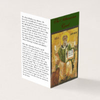 Athanasian Creed - Prayer Card