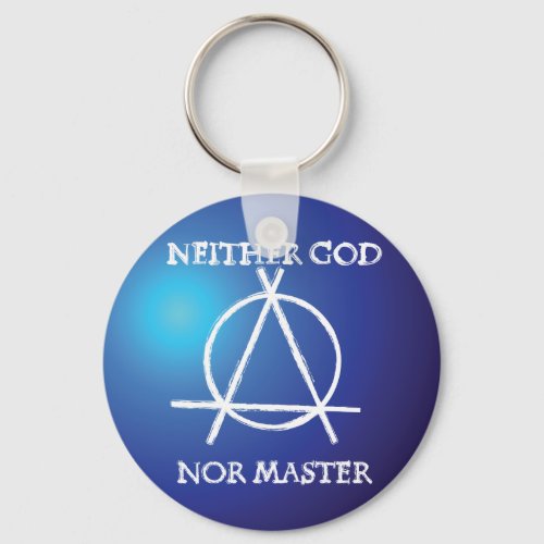 Atheism Badge Keychain