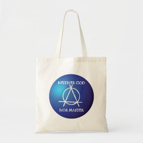 Atheism Badge Tote Bag