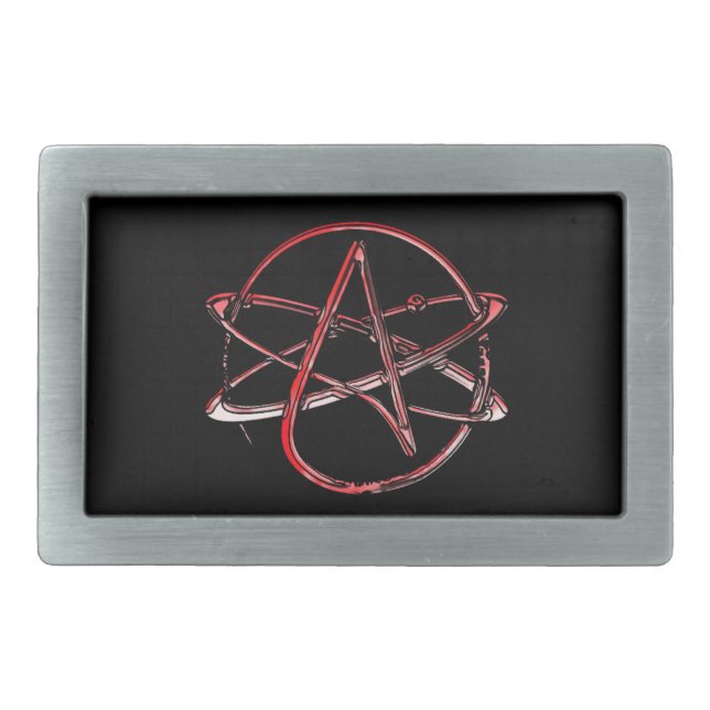 Atheism for All! Belt Buckle (Front)