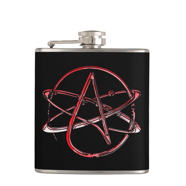Atheism for All! Hip Flask (Front)