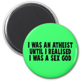Atheism humor magnet