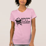 Atheism is a nonprofit organization T-Shirt<br><div class="desc">Shirtuosity.com: Holiday Humor Tees and Holiday Gifts. Find the Funniest Holiday Gifts including tees,  cards,  ornaments,  plates,  coasters,  hoodies,  stickers,  mugs,  buttons,  magnets,  hats,  bags and more from: http://www.Shirtuosity.com</div>