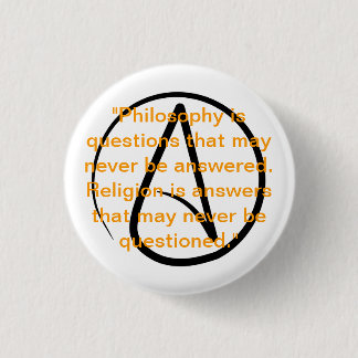 Atheism quote button