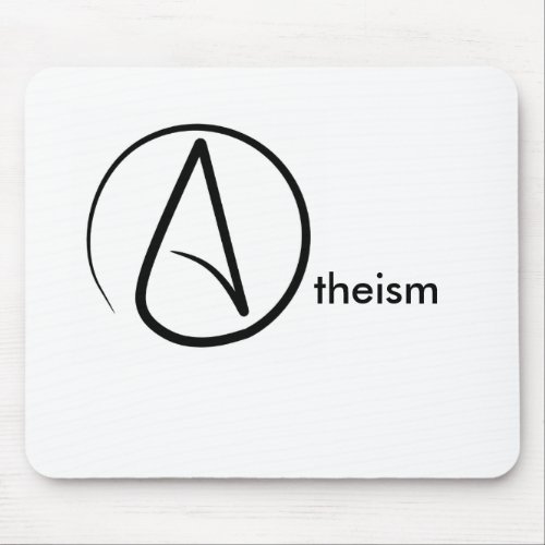 Atheism Symbol Atheist Mouse Pad