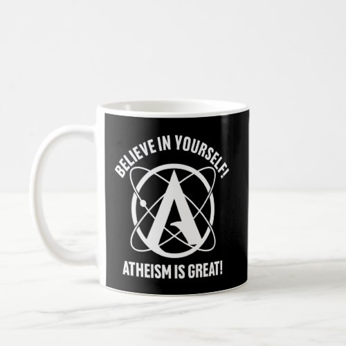 Atheism Symbol Atheist Science Scientist Anti Reli Coffee Mug