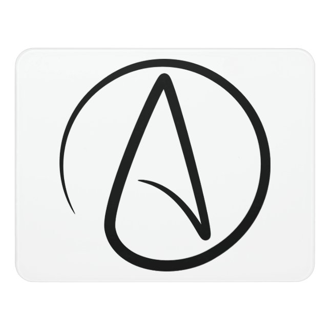 Atheism Symbol - Atheist Sign (Contemporary Front)