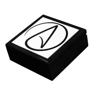 Atheism Symbol - Atheist Sign Gift Box