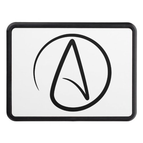 Atheism Symbol _ Atheist Sign Hitch Cover