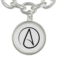 Atheism symbol: black on white