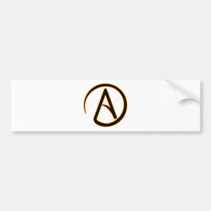 Atheism Symbol Bumper Sticker