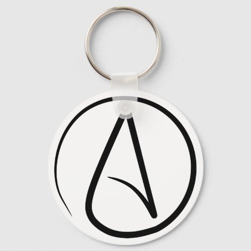 Atheism Symbol Keychain