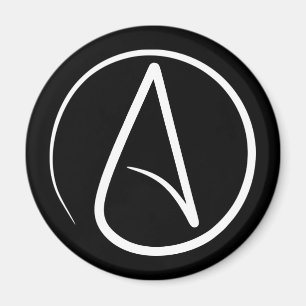 atheism symbol religion  magnet