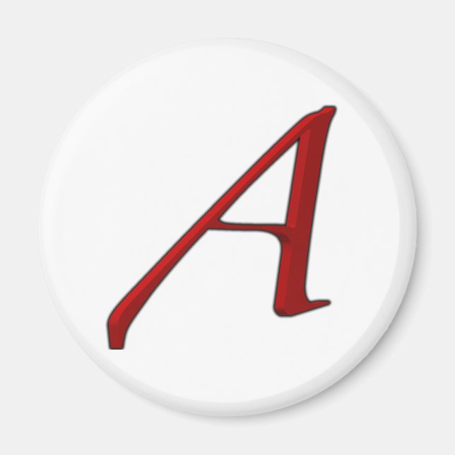 Atheist A Fridge magnet (Front)