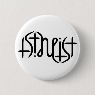 Atheist Ambigram - Original Pinback Button