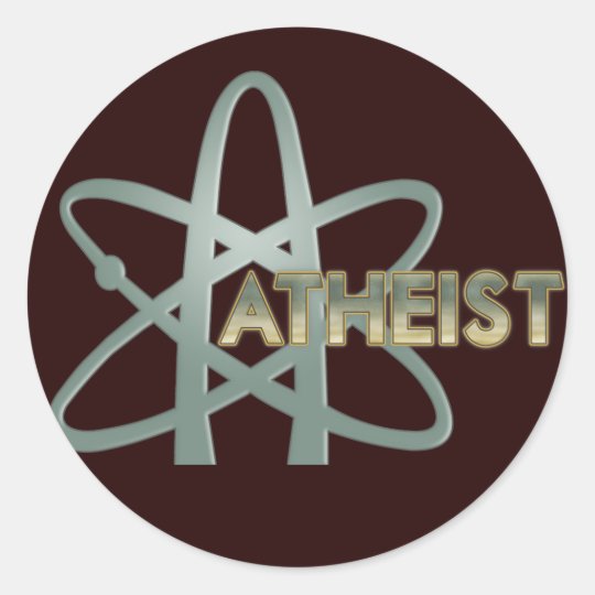Atheist (American atheist symbol) Stickers | Zazzle.com