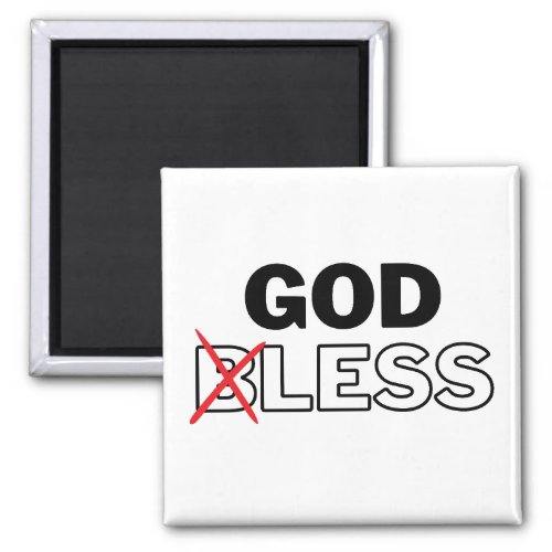 Atheist Anti Religion Godless Magnet