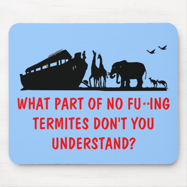 Atheist ark mouse pad (Front)