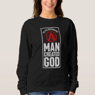 Atheist Atheism Symbol Agnostic Anti Religion Sweatshirt