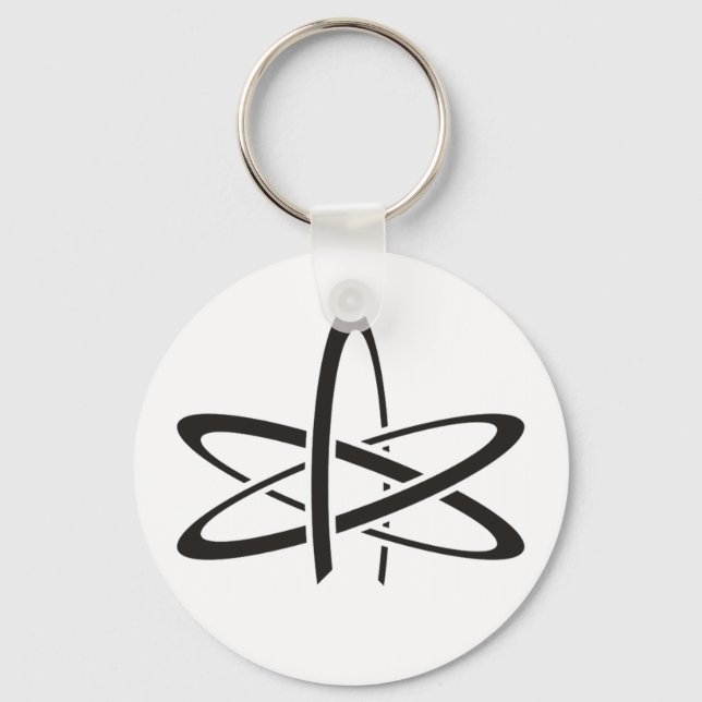 Atheist Atom Keychain (Front)