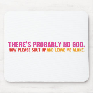 Atheist Bus Campaign (Variation) Mouse Pad