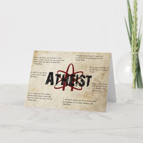 Atheist Card