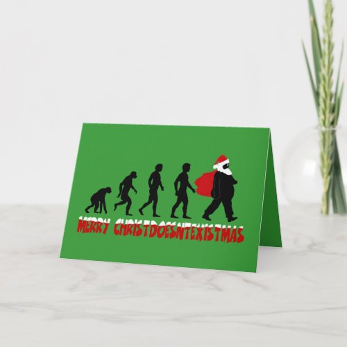 Atheist Christmas Holiday Card