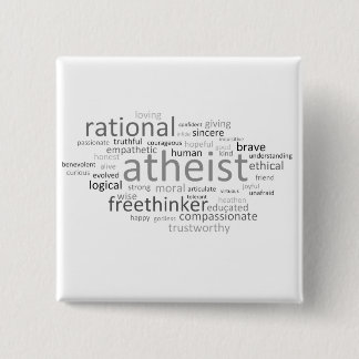 Atheist Cloud Pinback Button