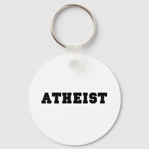 Atheist Collegiate Logo Keychain