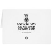 Atheist Confucius (Back Horizontal)