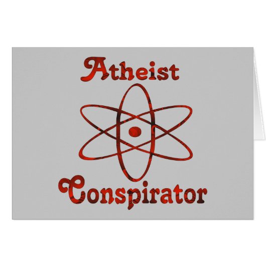 Atheist Conspirator Cards (Front Horizontal)