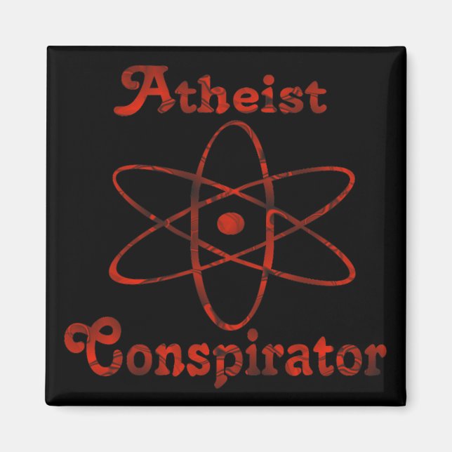 Atheist Conspirator Magnet (Front)