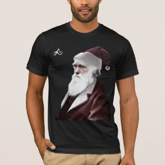 Atheist - Darwin Christmas as Santa Claus T-Shirt