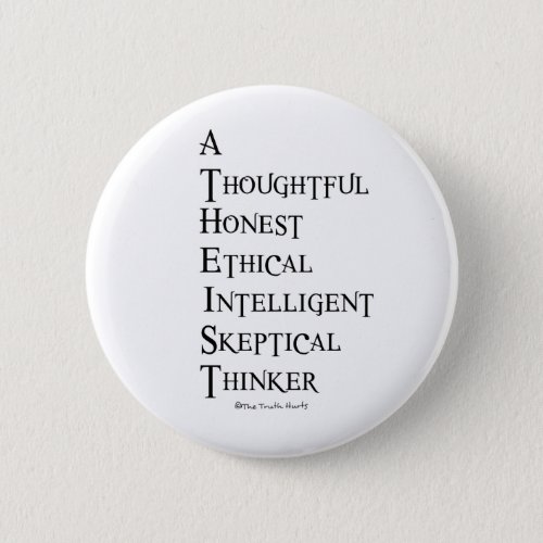 Atheist Defined Pinback Button