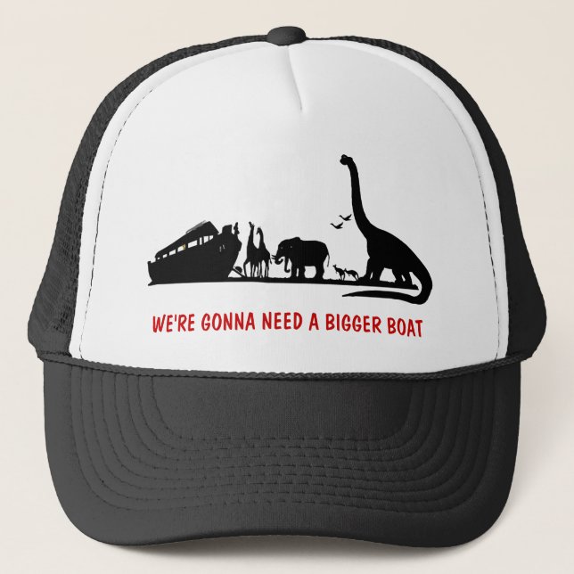 Atheist dinosaur trucker hat (Front)