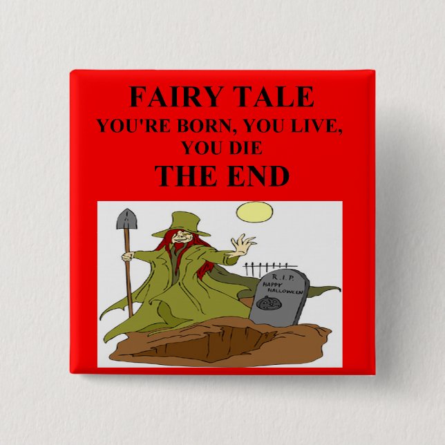 atheist fairy tale button (Front)