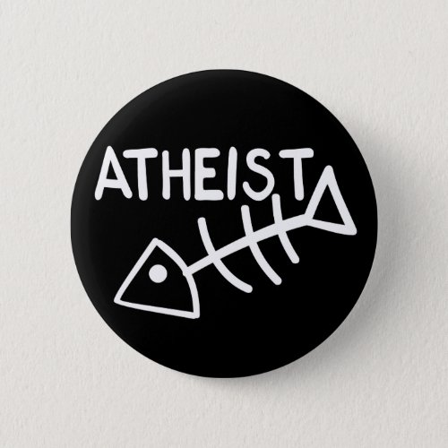 Atheist Fish Button