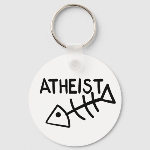 Atheist Fish Keychain