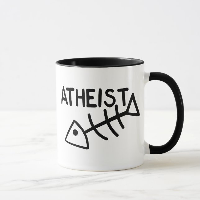 Atheist Fish Mug (Right)