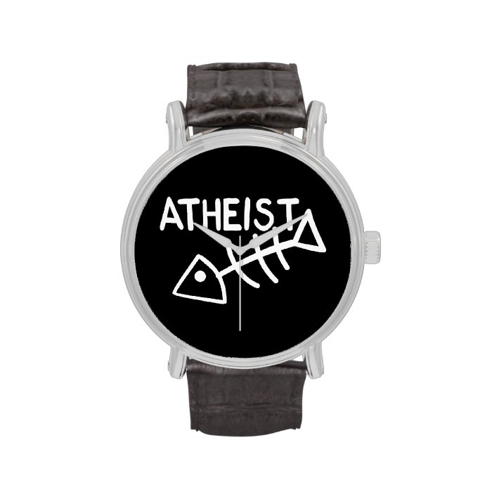 Atheist Fish Wrist Watch