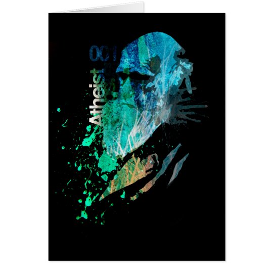 Atheist Heroes Charles Darwin Card