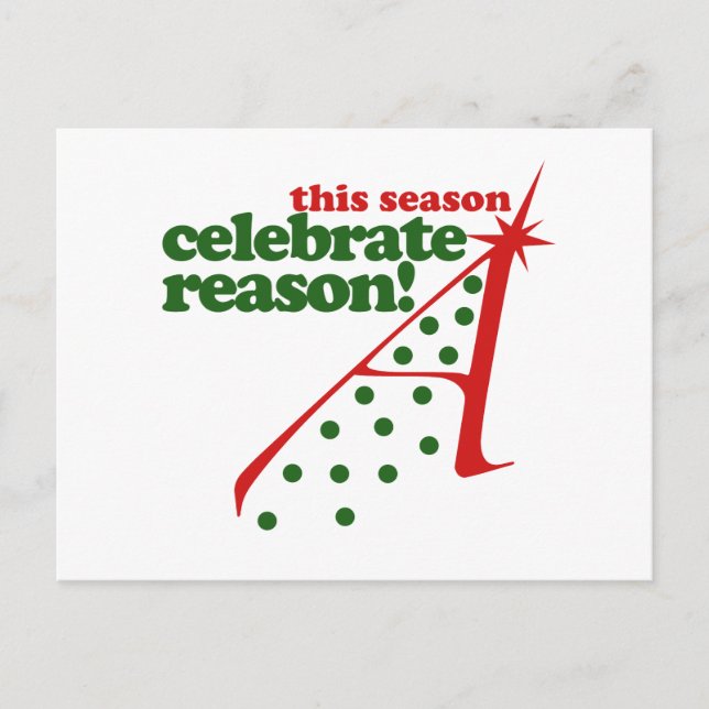Atheist Holiday Season Postcard (Front)