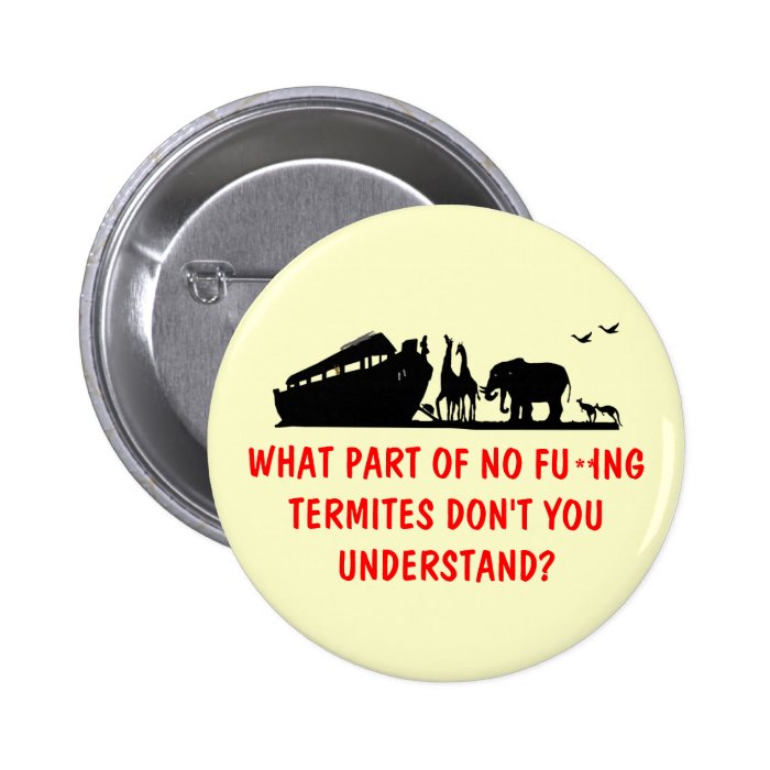 Atheist humor button