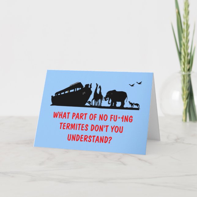 Atheist humor card (Front)