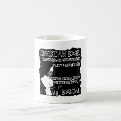 Atheist humor coffee mug